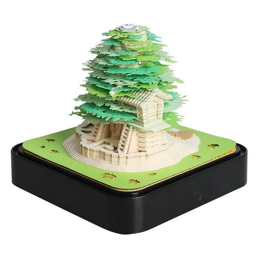 Green Treehouse 2024 Tear-Away Magic Calendar (With Light and Box)